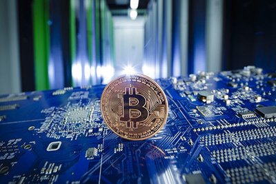 A mining farm showcasing numerous ASIC miners in a controlled environment